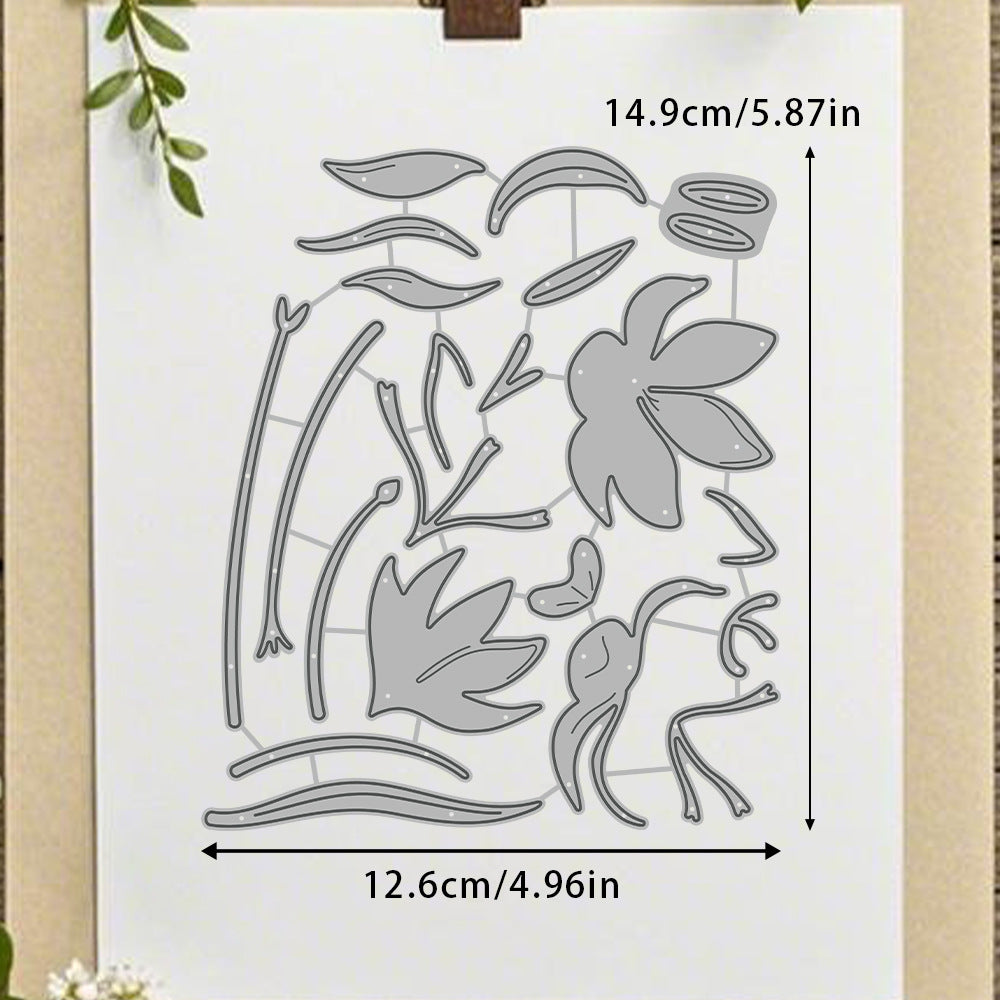 Beautiful Orchid Metal Cutting Dies