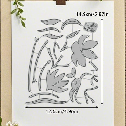 Beautiful Orchid Metal Cutting Dies