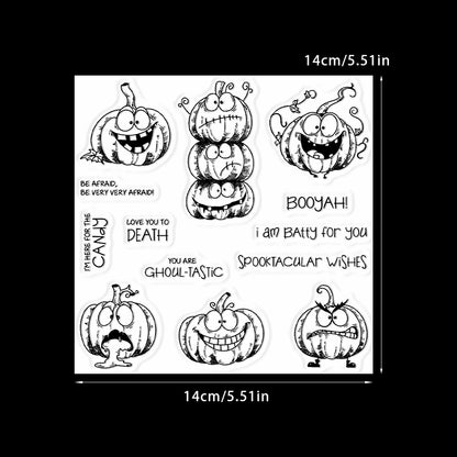 Halloween Pumpkin Dies & Stamps Set