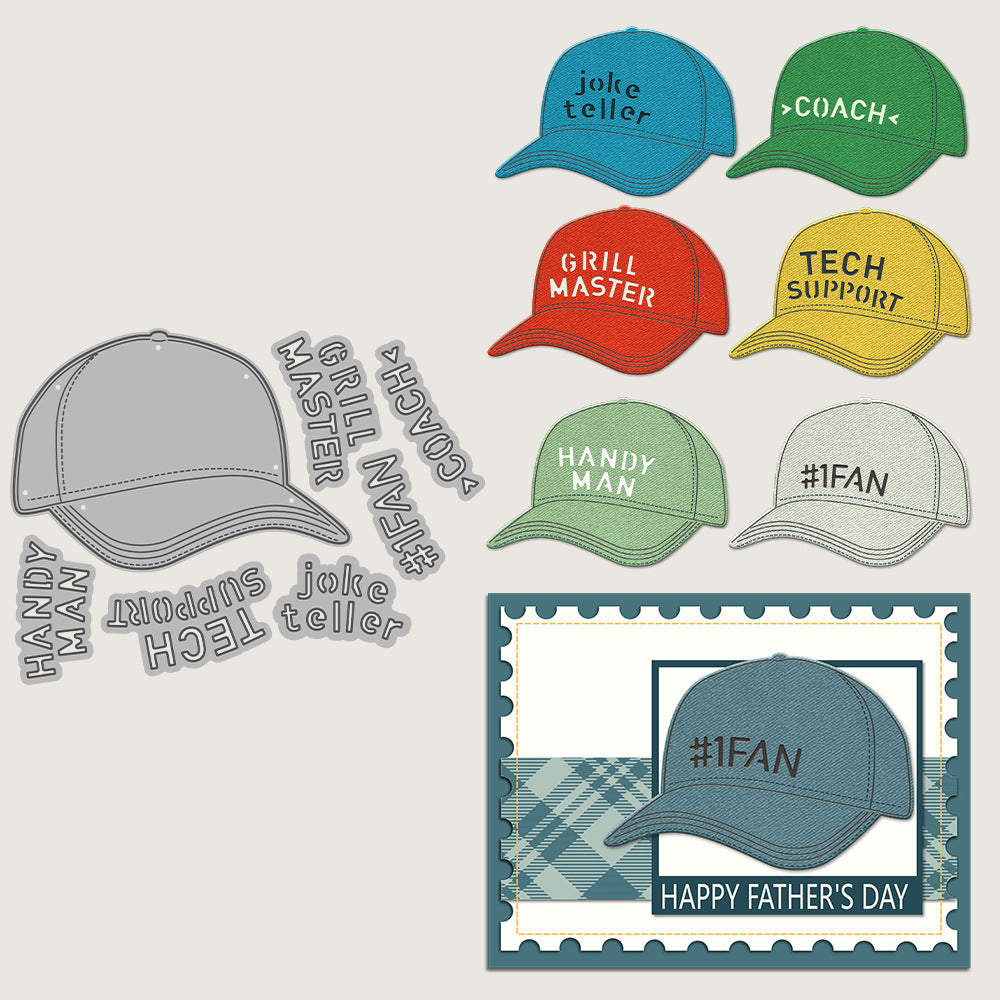 Personalized Hat Metal Cutting Dies
