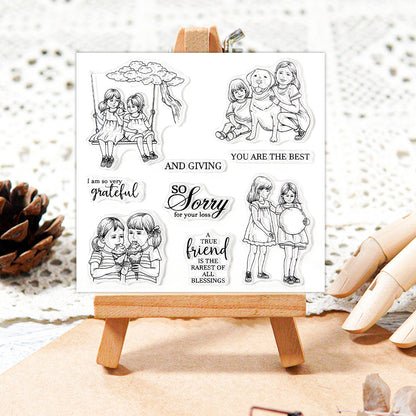 Happy Kids Clear Stamps