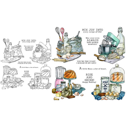 Kitchen Baking Tools Clear Stamps