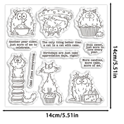 Macaron Cats Dies & Stamps Set
