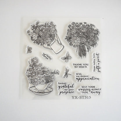 Beautiful Bouquets Clear Stamps