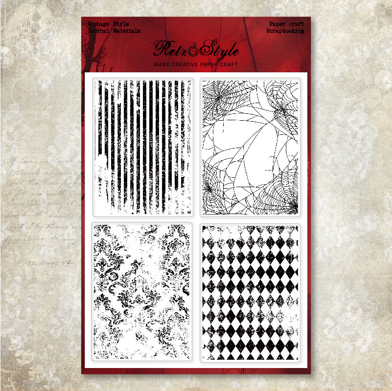 Halloween Theme DIY Decorative Journal Clear Stamps