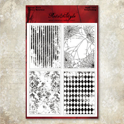Halloween Theme DIY Decorative Journal Clear Stamps