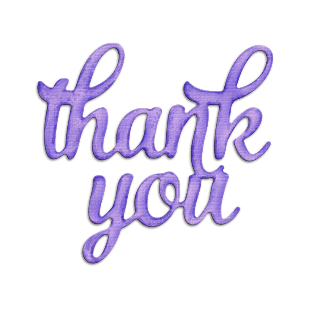 "Thank You" Words Metal Cutting Dies