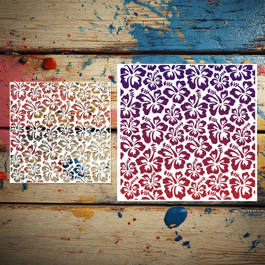 Floral Pattern DIY Painting Hollow Stencil