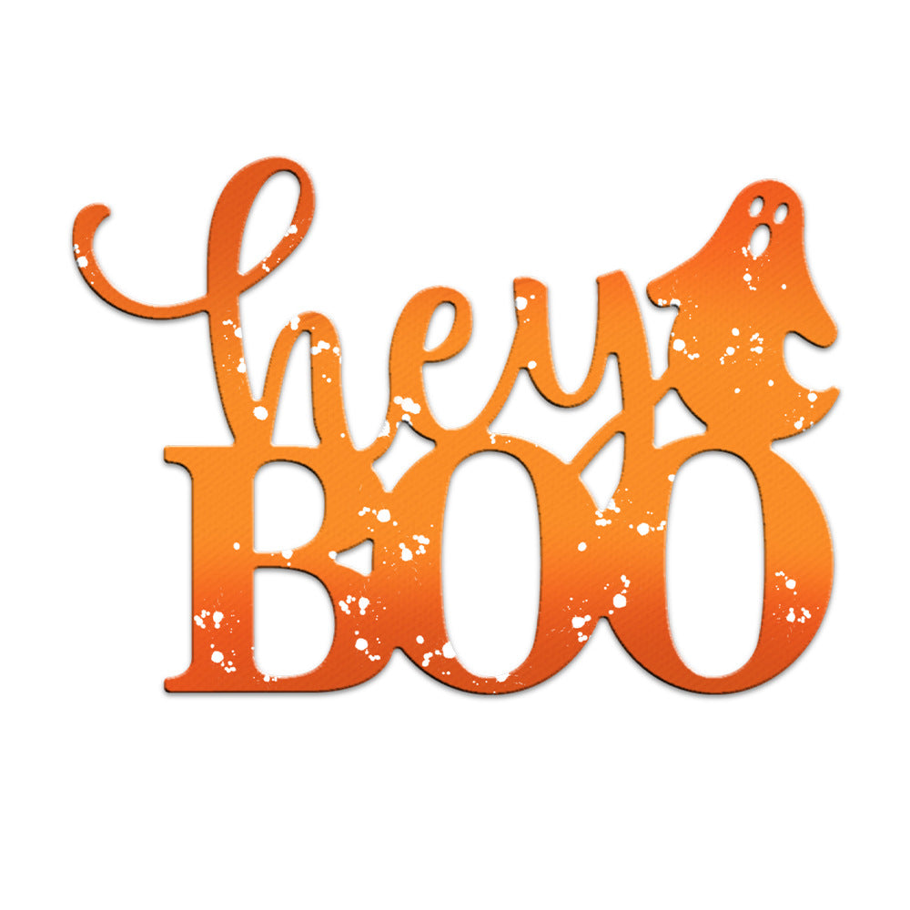 "Hey Boo" Words Metal Cutting Dies
