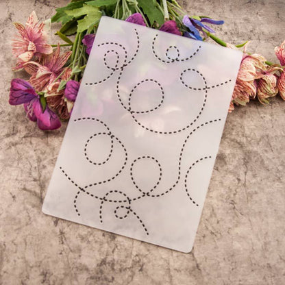 DIY Plastic Embossing Folder