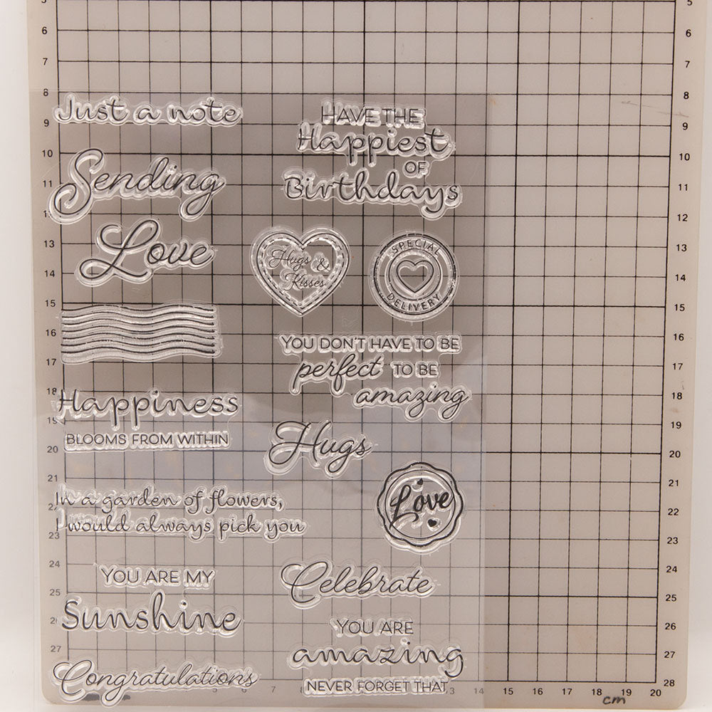 Blessing Words and Phrases Clear Stamps