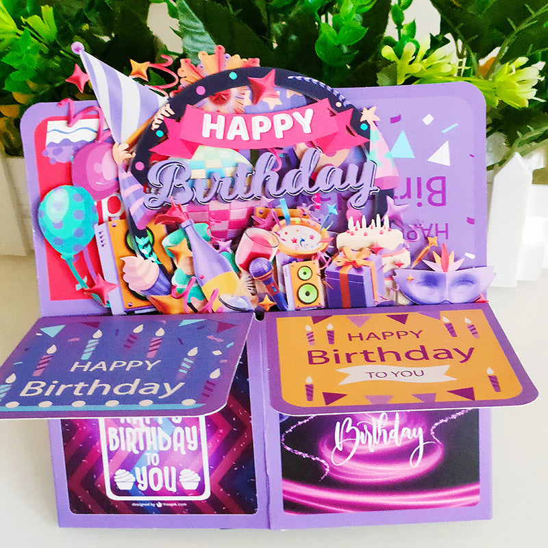 3D Happy Birthday Pop-Up Box