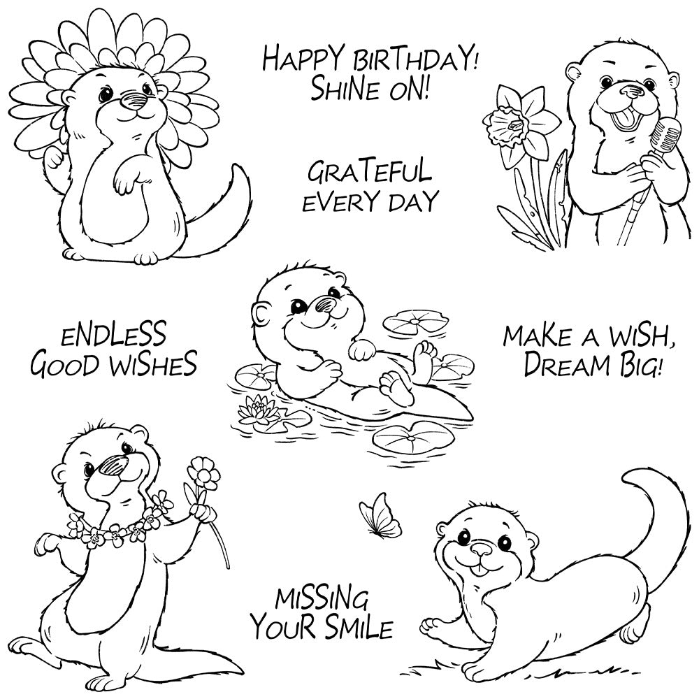 Baby Otter Clear Stamps