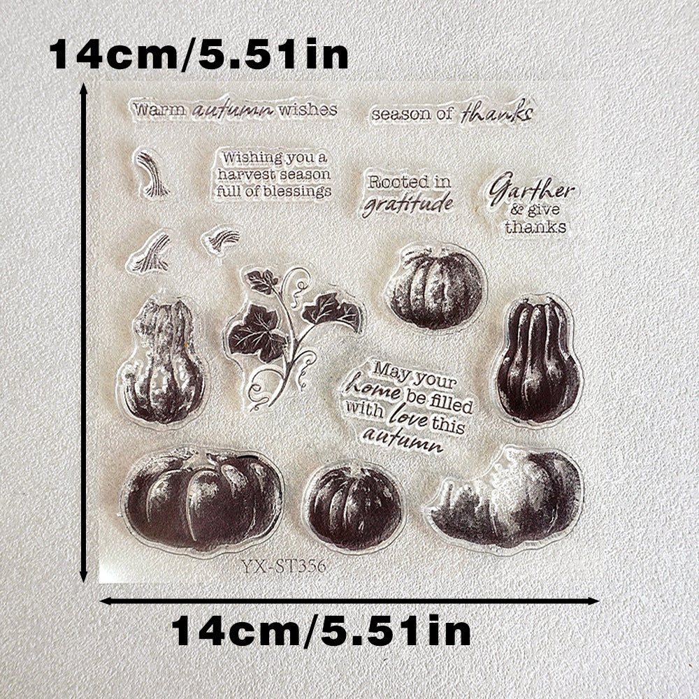 Autumn Pumpkin Dies & Stamps Set
