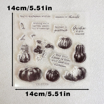 Autumn Pumpkin Dies & Stamps Set