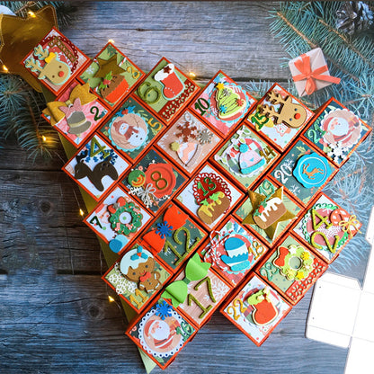 Christmas Box Metal Cutting Dies