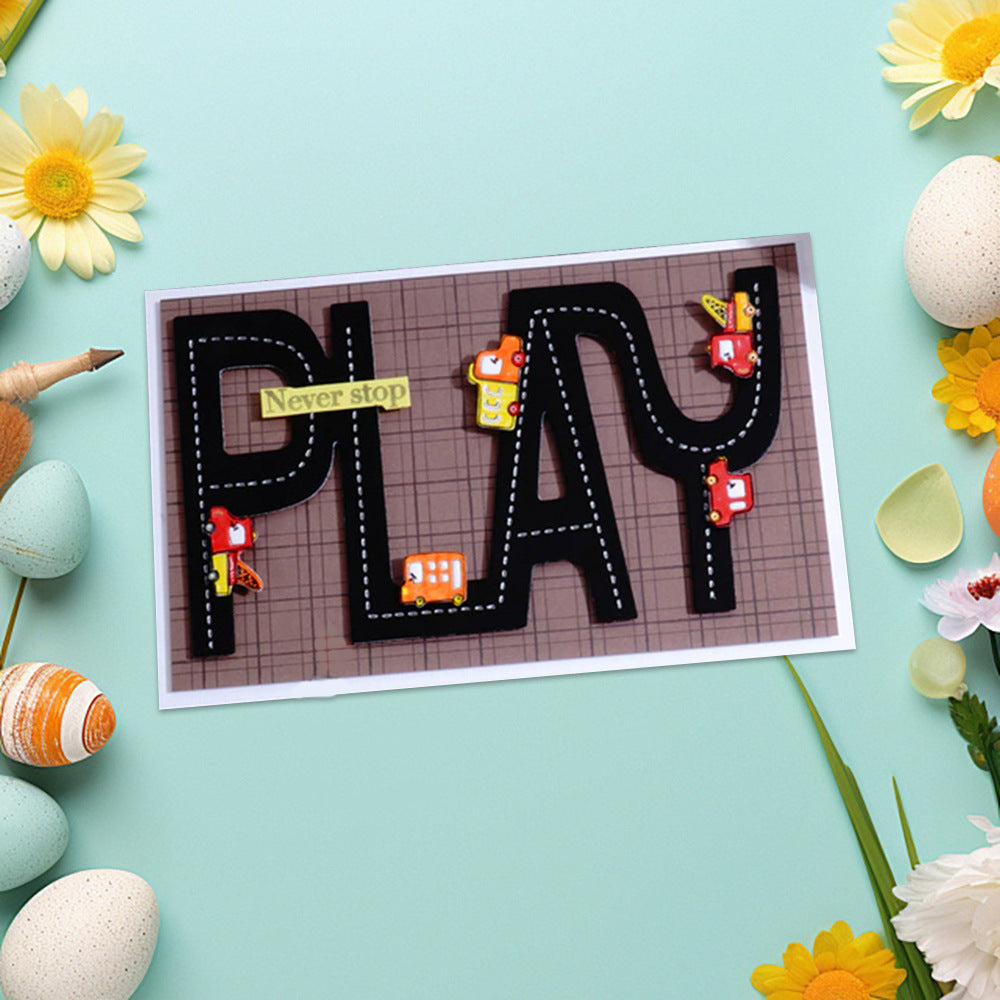 "PLAY" Words Metal Cutting Dies