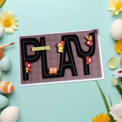 "PLAY" Words Metal Cutting Dies