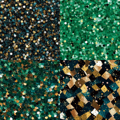 24PCS 6" Emerald Scrapbook Paper & Cardstock