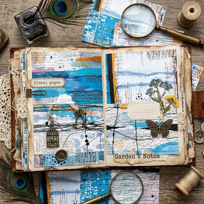 A5 Abstract Graffiti Journal Scrapbook Paper