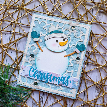 Cute Snowman Metal Cutting Dies