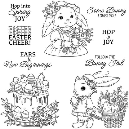 Easter Theme Clear Stamps