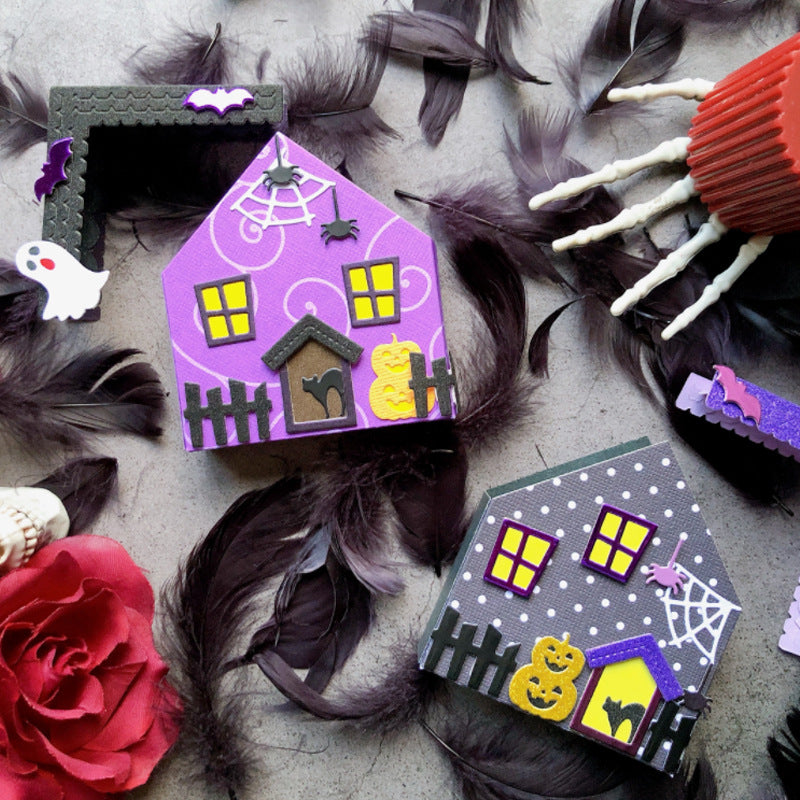 Halloween Haunted House Box Metal Cutting Dies