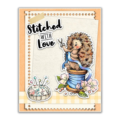 Cute Tailor Mouse Dies & Stamps Set