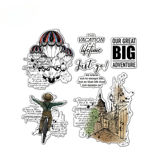 World Travel Dies & Stamps Set