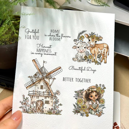 Windmill House Clear Stamps