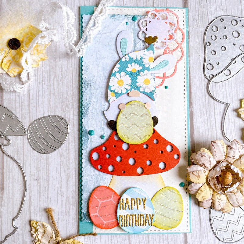 Easter Egg and Mushroom Metal Cutting Dies