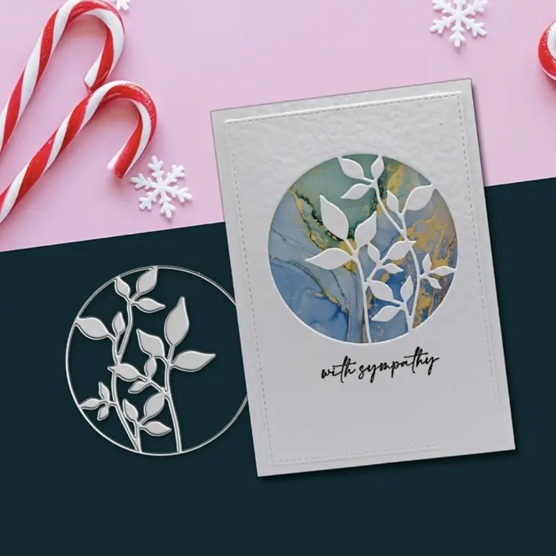 Branches and Leaves Circle Metal Cutting Dies