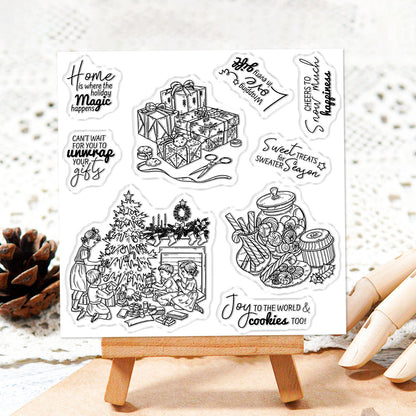 Christmas Theme Clear Stamps
