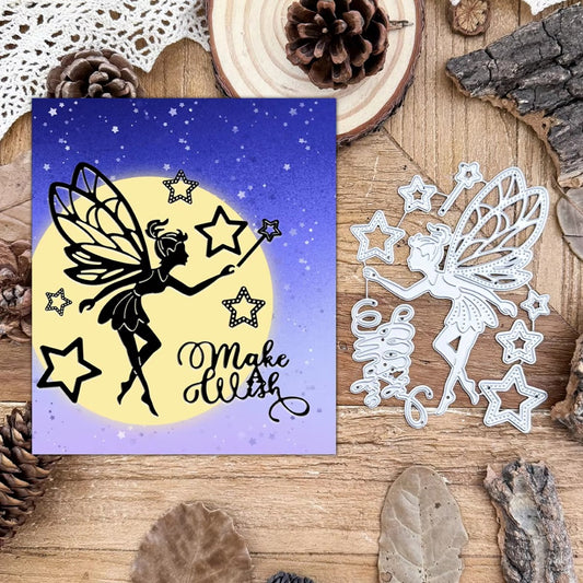 Make a Wish Stars Elf Fairy Cutting Dies