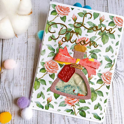 Love Potion Bottle Metal Cutting Dies