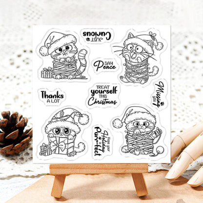 Christmas Kitten Dies & Stamps Set