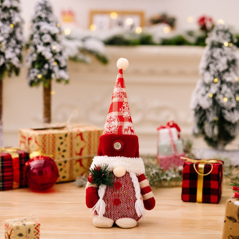 Christmas Gnome Plush Doll Ornaments