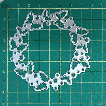 Butterfly Wreath Metal Cutting Dies