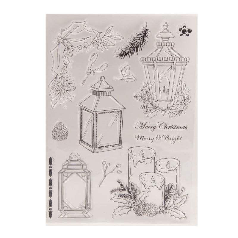 Lantern Candle Clear Stamps