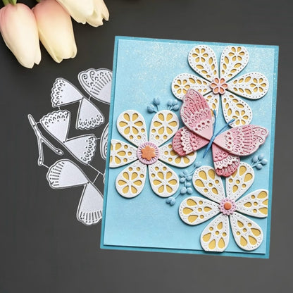 3D Butterfly Flower Metal Cutting Dies