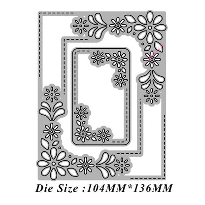 Rectangular Lace Frame Metal Cutting Dies