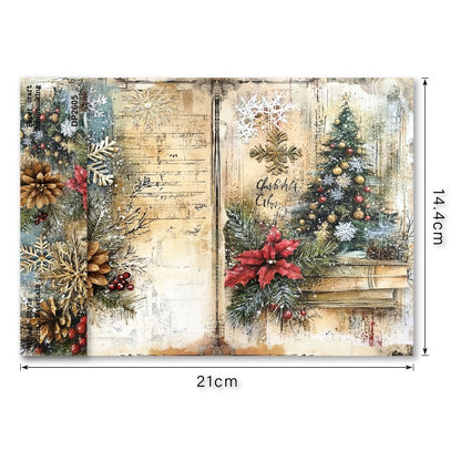 A5 Christmas Decorations Journal Scrapbook Paper