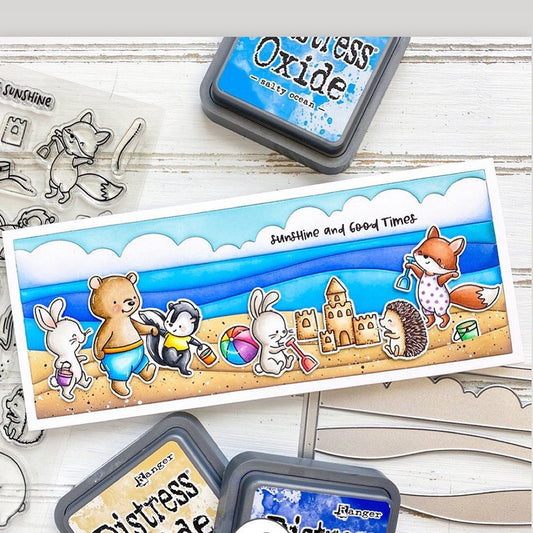 Happy Vacation Theme Dies & Stamps Set