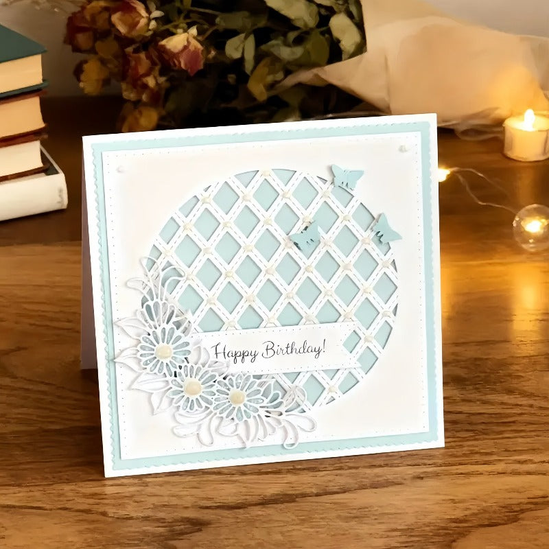 Circular Lace Hollowed-out Flower Cutting Dies
