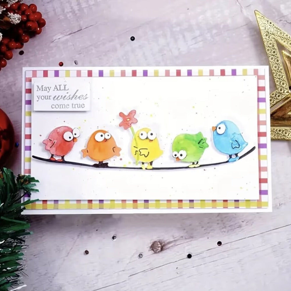 Cute Little Birds Metal Cutting Dies
