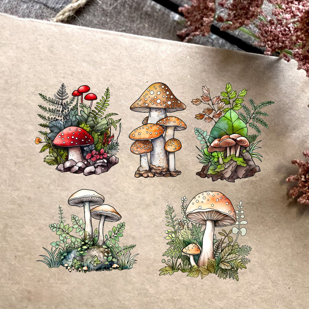 Autumn Mushroom Dies & Stamps Set