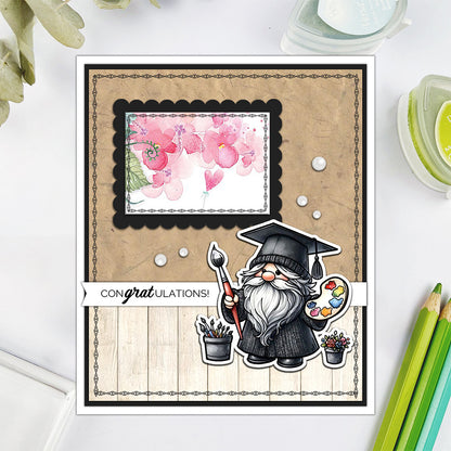 Graduation Season Dwarf Dies & Stamps Set
