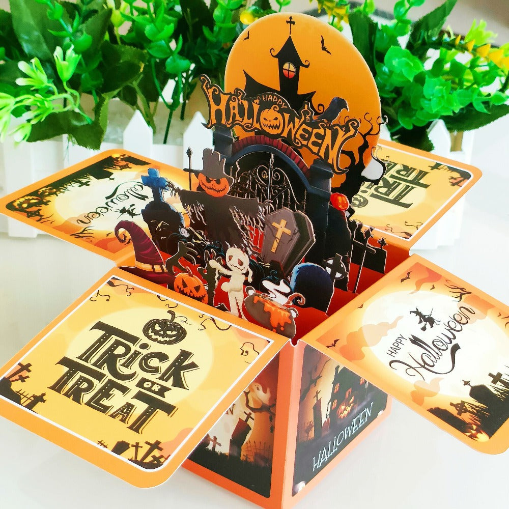 3D Creative Halloween Pop-Up Box