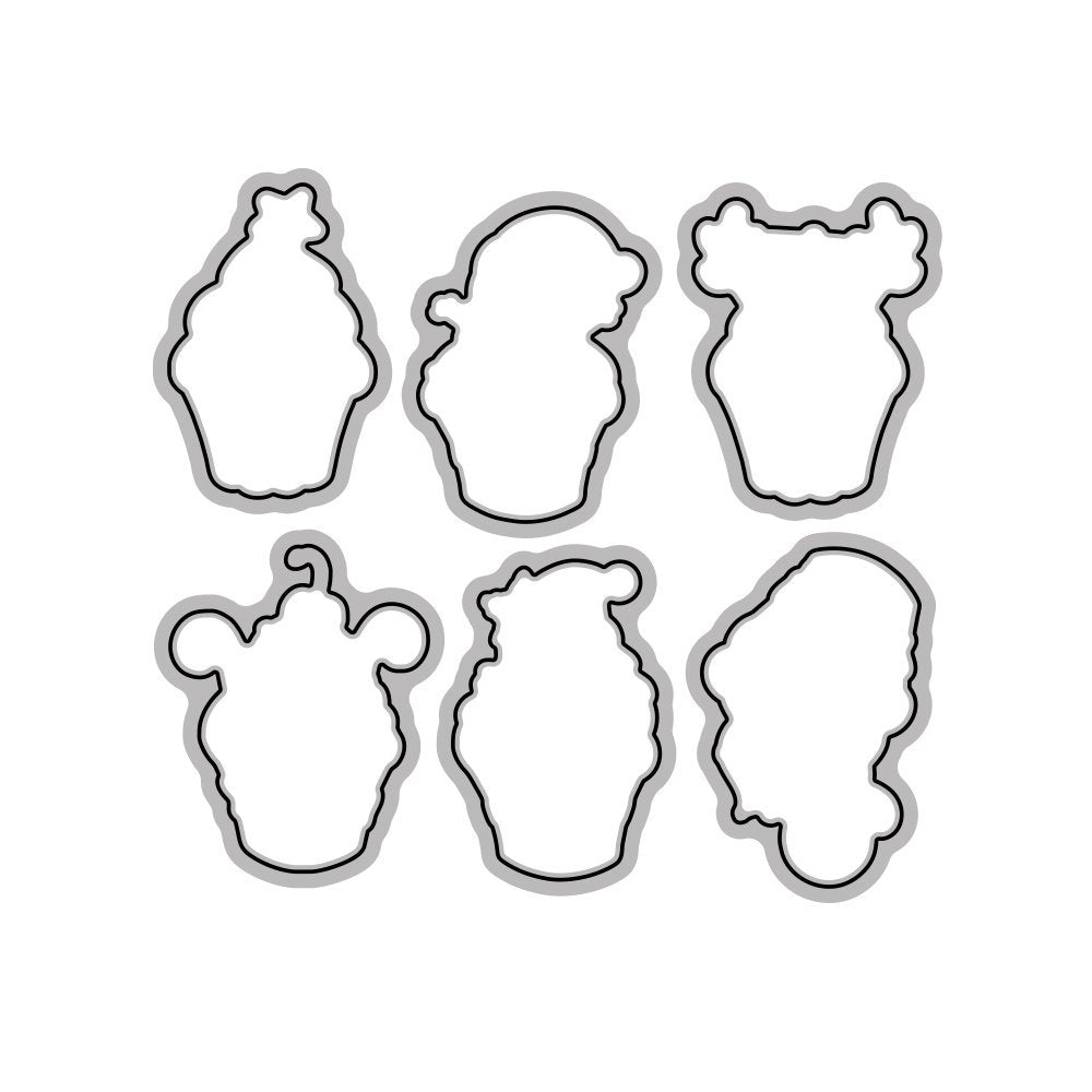 Christmas Cake Dies & Stamps Set