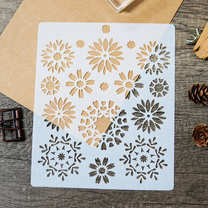 Flower Cluster DIY Painting Hollow Stencil